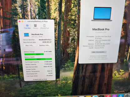 MacBook Pro 15 2019 - Puertos USB-C