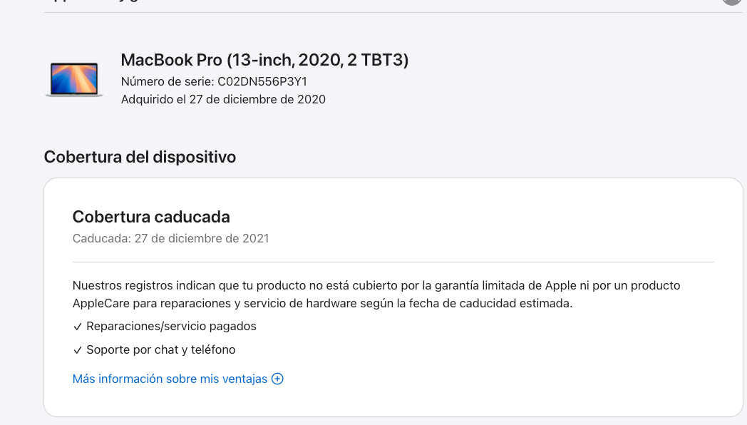 MacBook Pro 13" 2020 🍏 8GB RAM 2TB SSD 🛑 Bloqueado