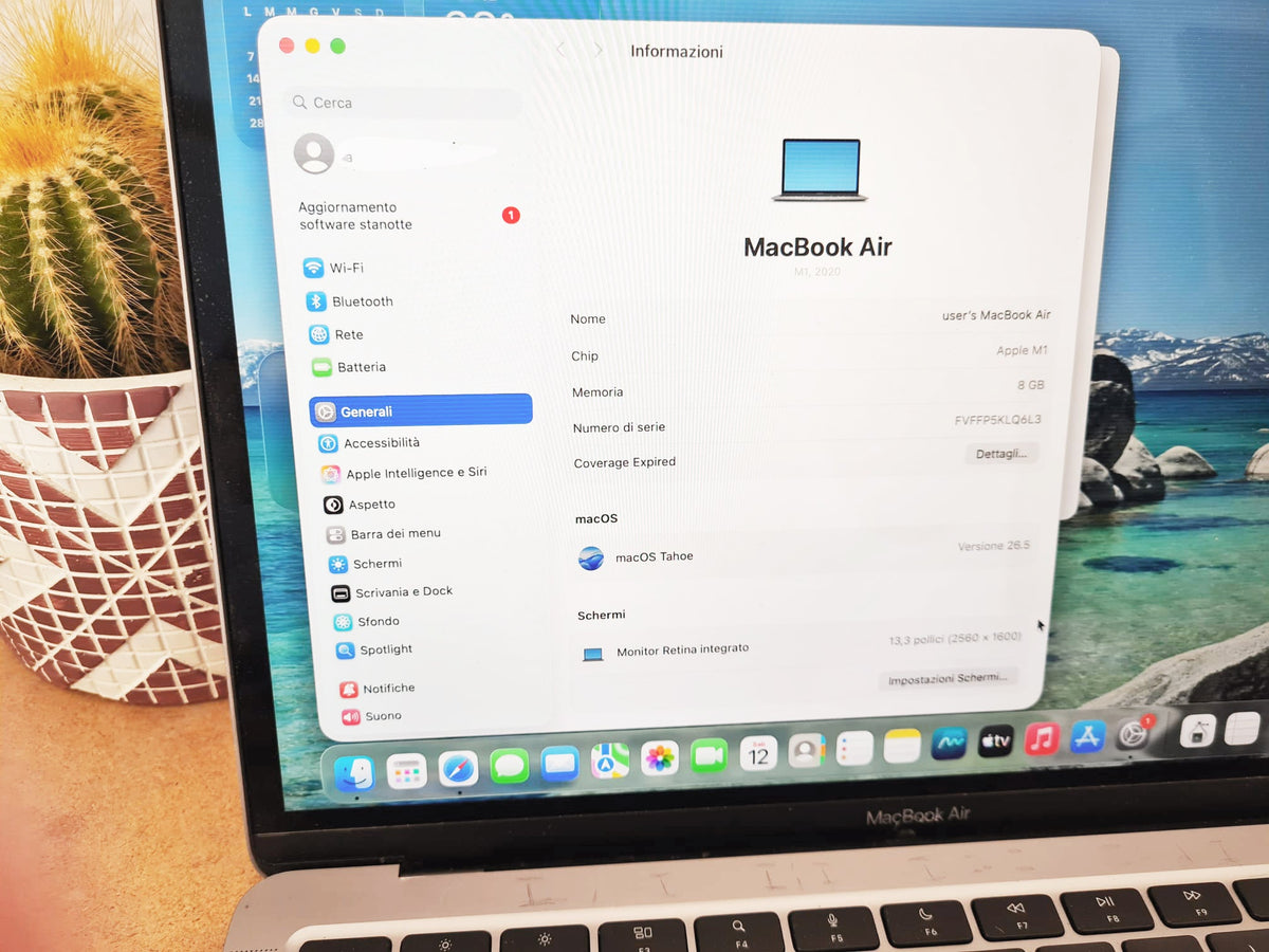 MacBook Air M1 - vista de pantalla YouTube