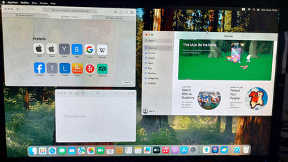 Mac Mini Late 2012 pantalla macOS con Safari y App Store abiertos